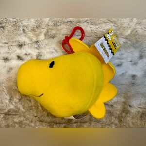 *NWT* Peanuts Woodstock Plush Clip Bag Charm Keychain